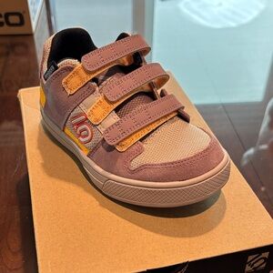 adidas Kids Lavender and Yellow Velcro Sneaker (1 shoe)
